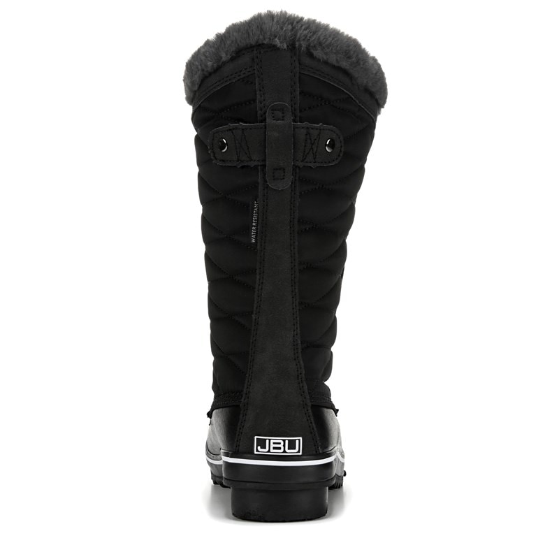 Women's Chilly Water Resistant Winter Duck Boots (Black)