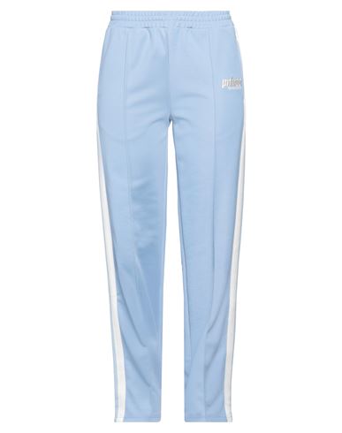 Woman Pants Light blue Size L Polyester, Cotton