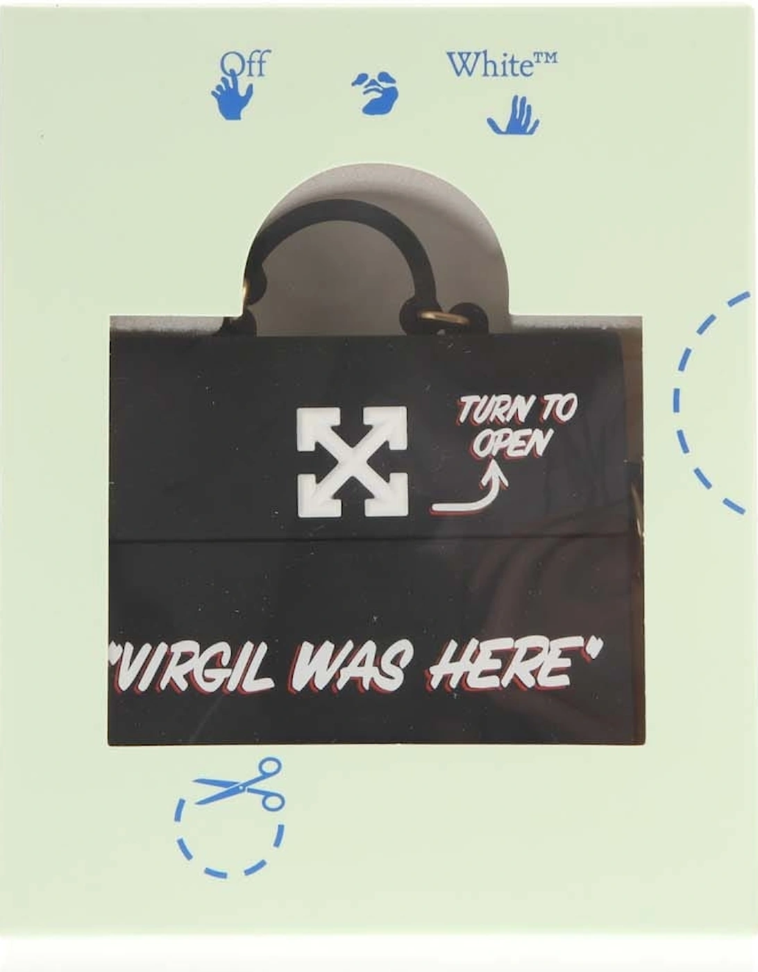 OFF-WHITE Women's Jitney Airpods Pro Case - Black/Multi - Size: ONE size