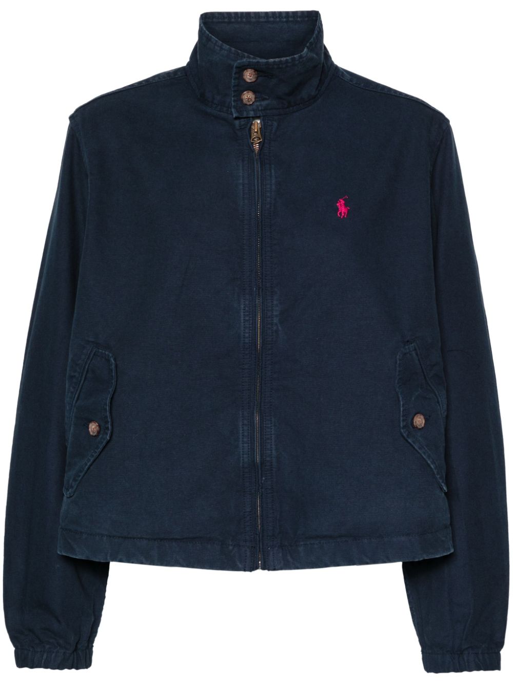 Polo Pony-embroidered jacket - Blue