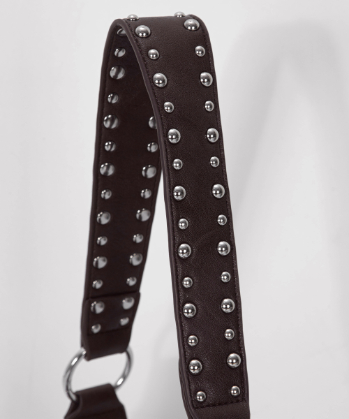 MOTE STUD BAG / BROWN