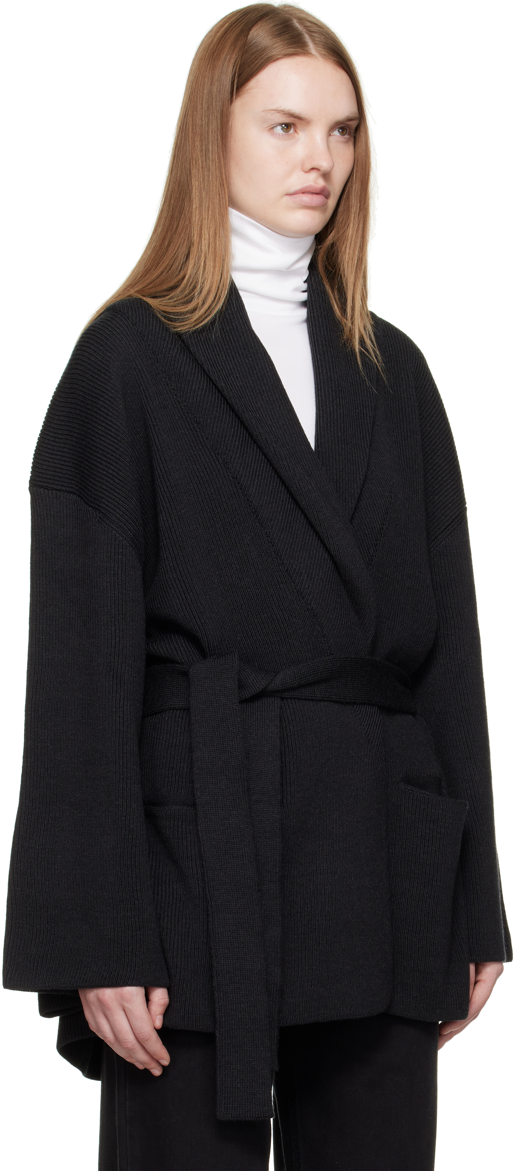 Gray Suki Short Cardigan