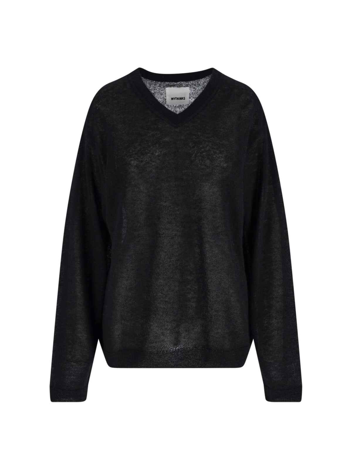 Alpaca Blend Sweater, Black