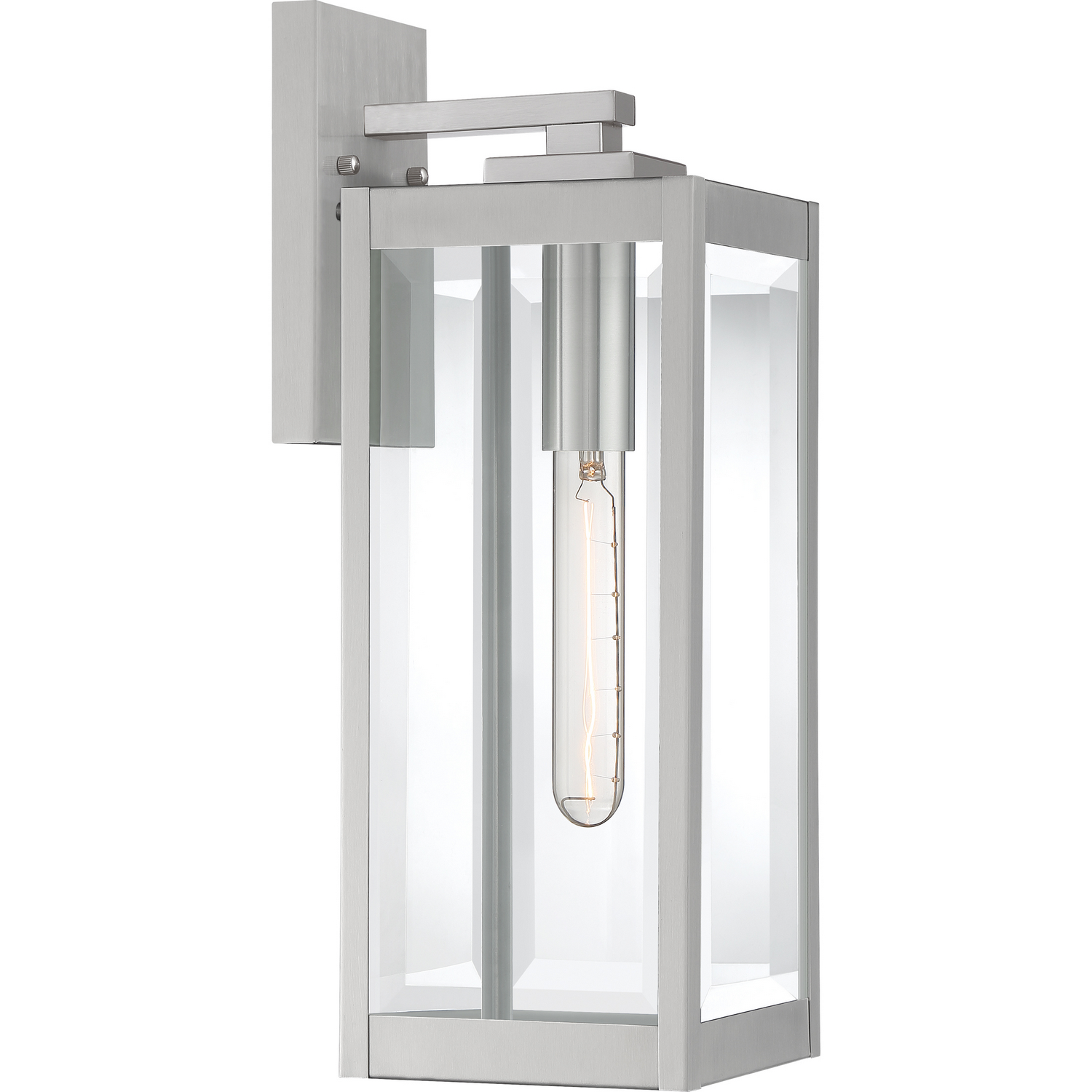 Westover 1-Light Outdoor Lantern in Stainless Stee