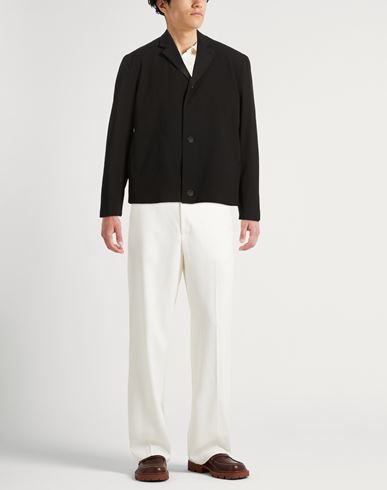 Man Blazer Black Size 40 Virgin Wool, Polyester, Viscose, Elastane