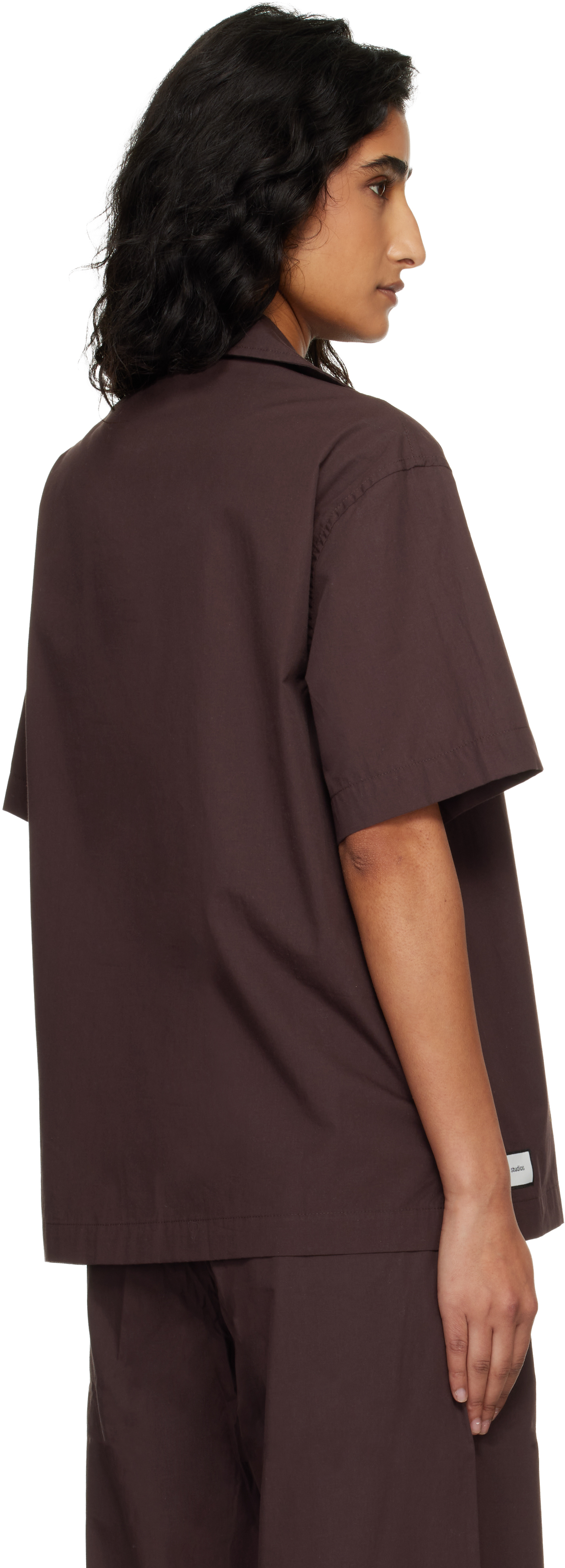 Brown SS Pyjama shirt