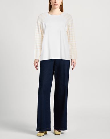 Liviana Conti Woman Sweater Ivory Size 6 Viscose, Polyamide