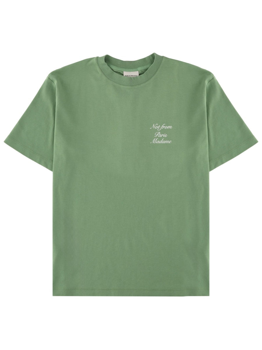 Drôle De Monsieur Chic Minimalist Tee for Men - SS26