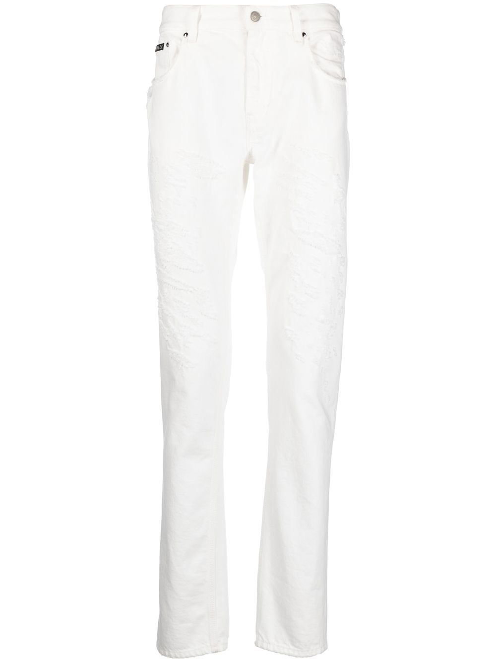 Straight-leg jeans - White