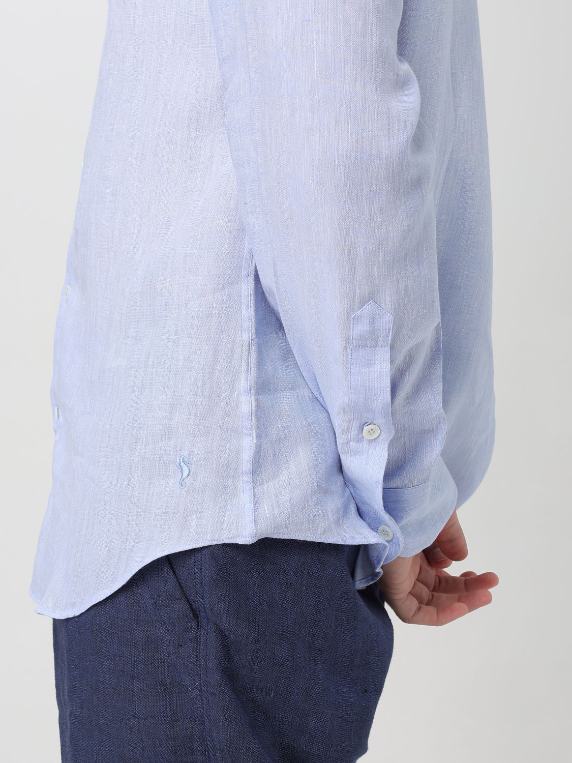 Shirt Men color Sky Blue