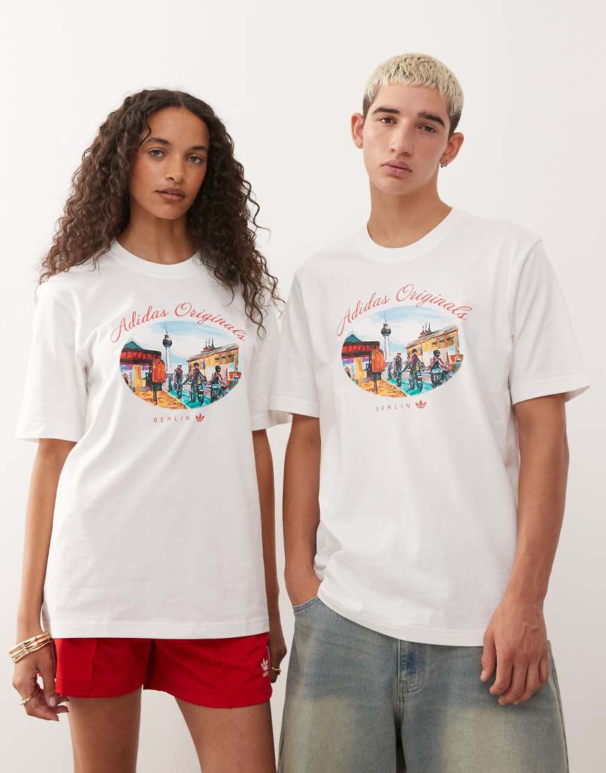 Berlin graphic t-shirt in white