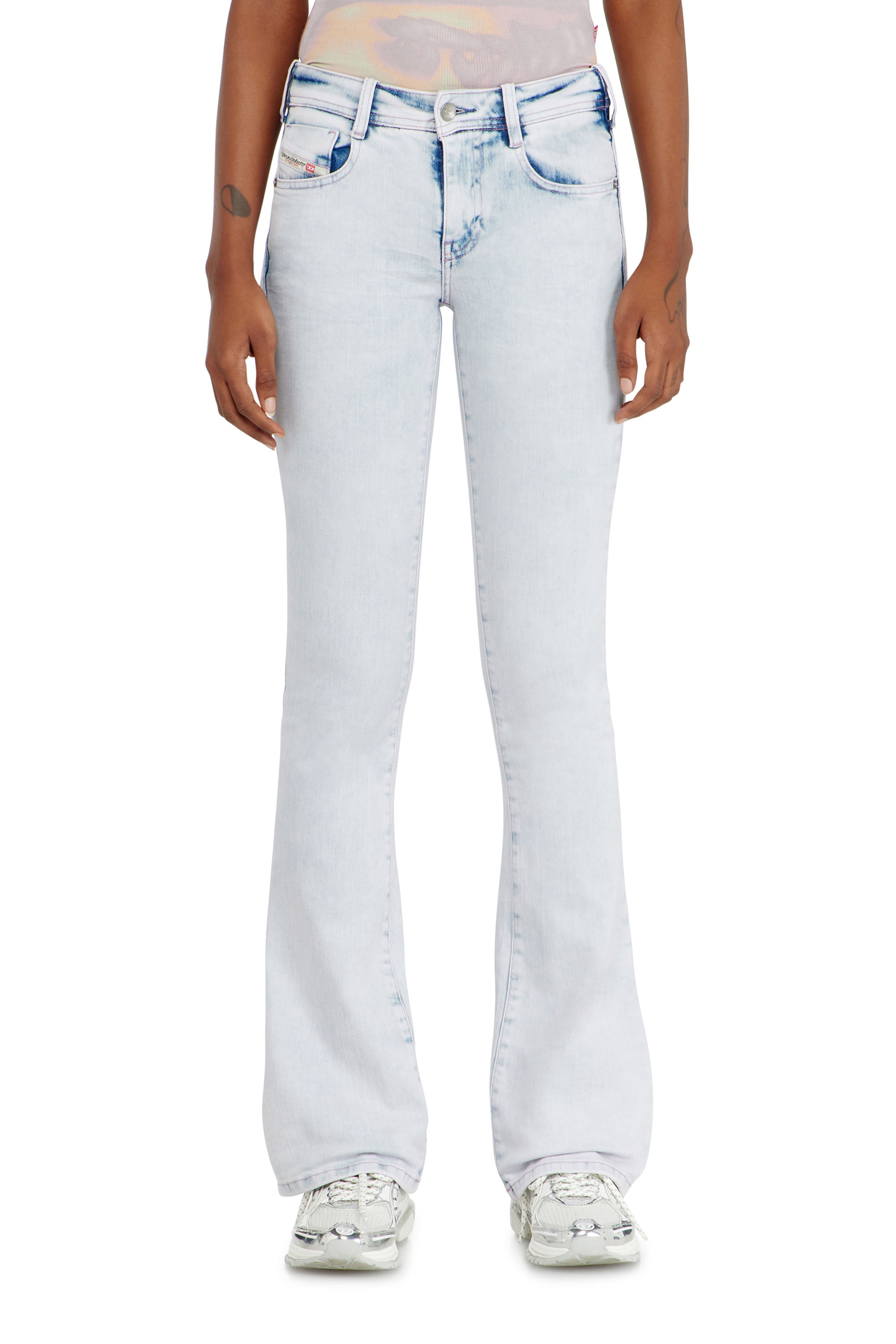 Bootcut Jeans Low Waist 1969 D-Ebbey - Jeans - Woman - Blue
