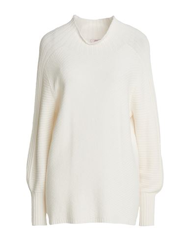 Platinum Woman Sweater Light grey Size L Cashmere, Silk, Polyester