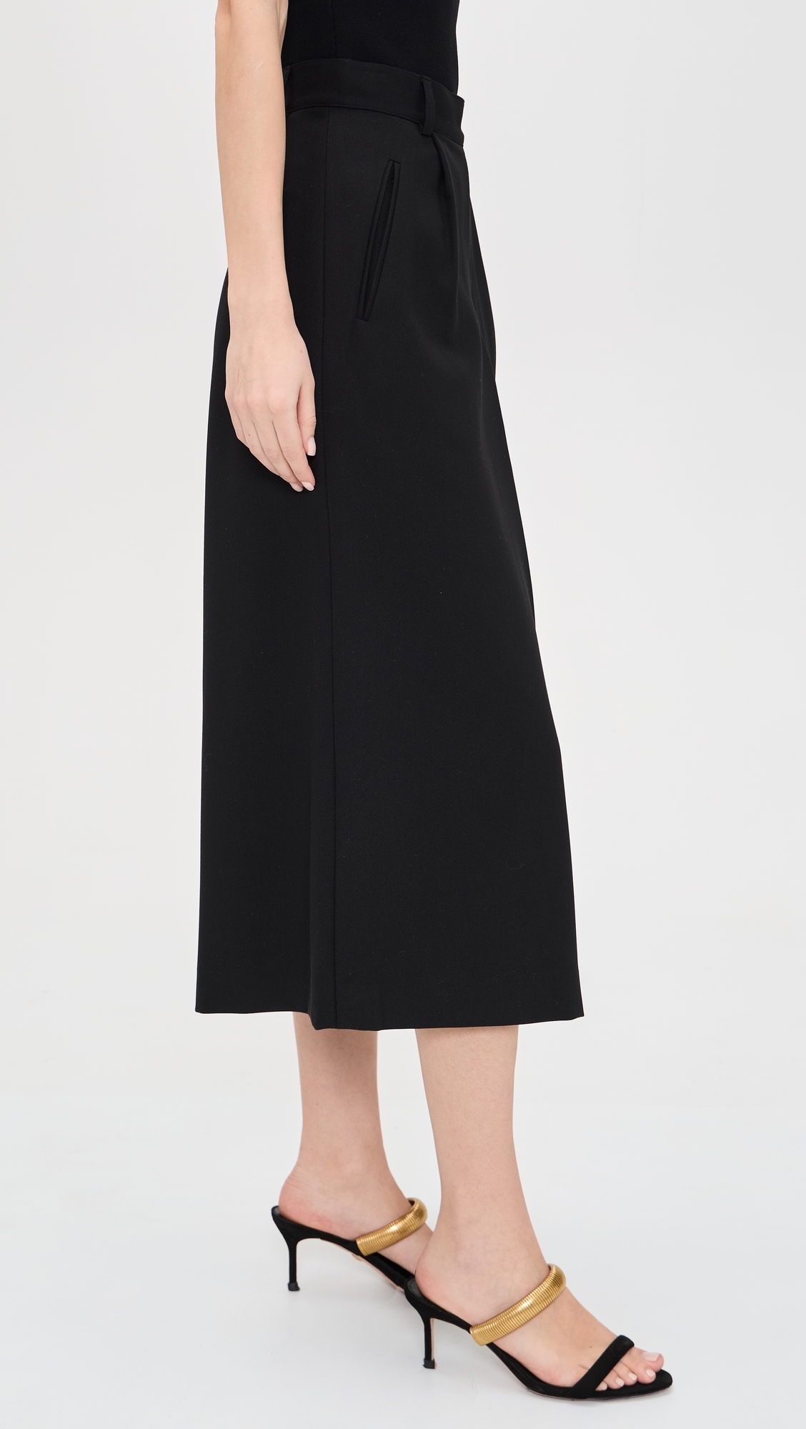 The Nicole Culottes Black