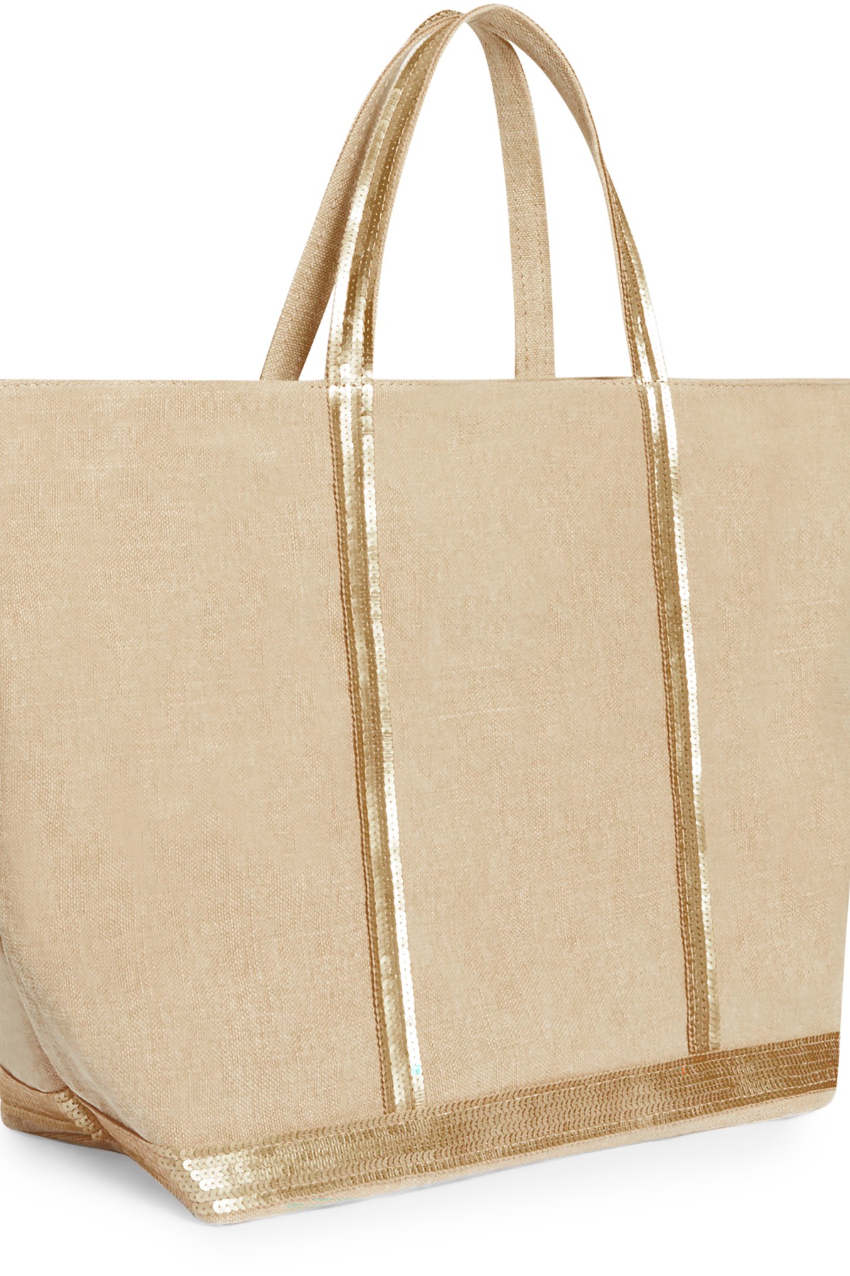 Linen XL cabas tote bag