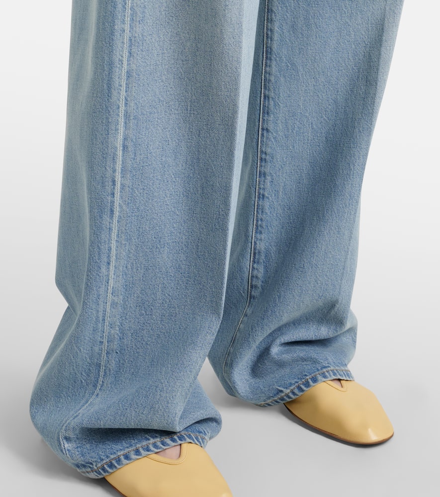 Ayla mid-rise wide-leg jeans