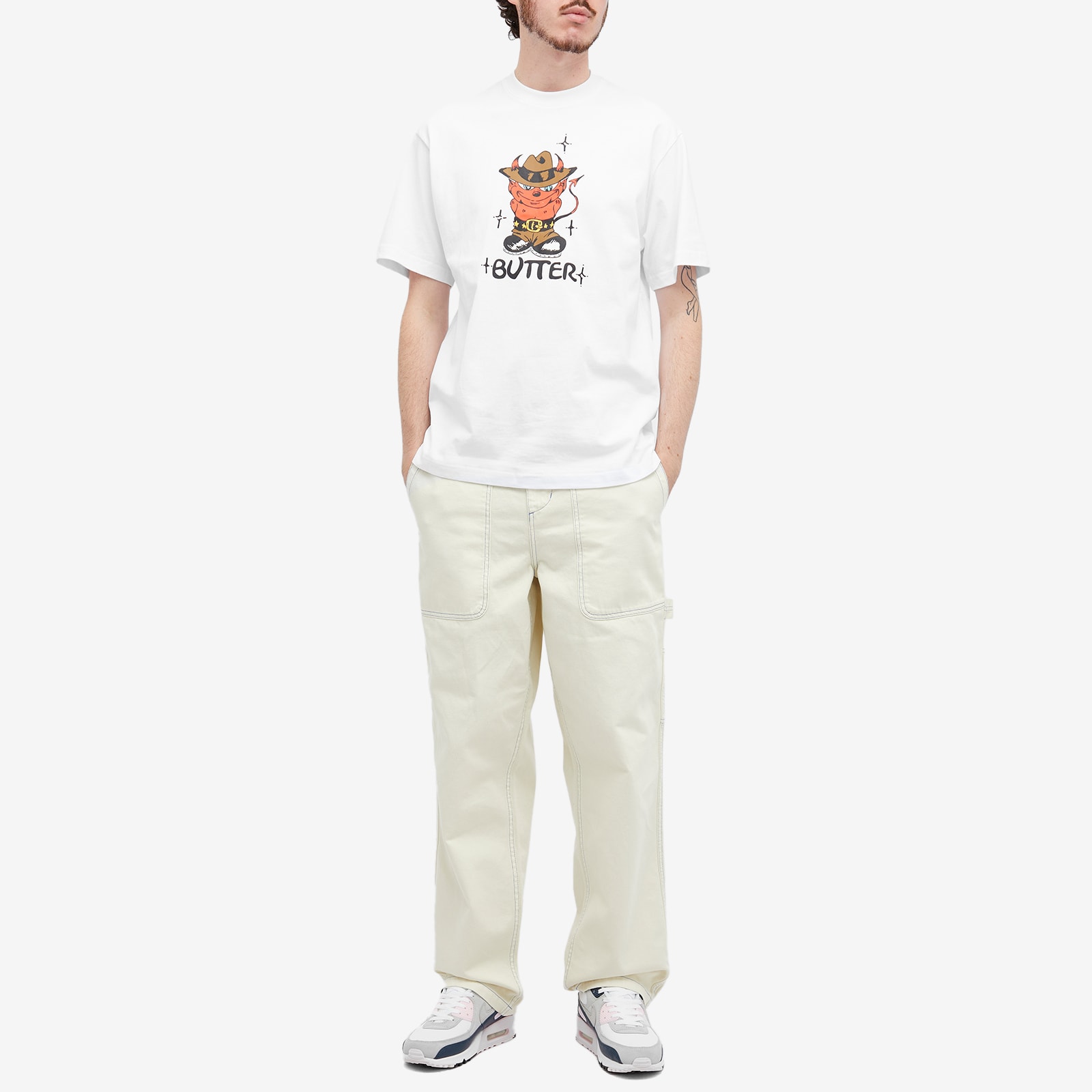 Men's Devil T-Shirt in White