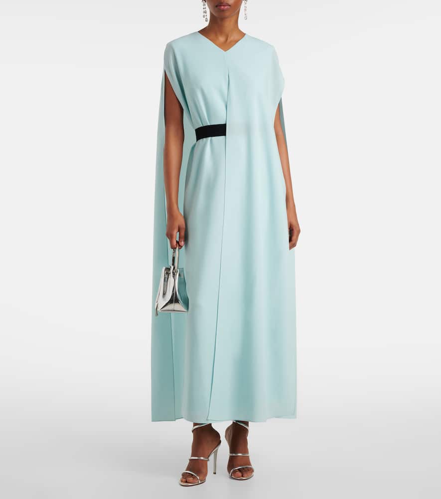 Fyera crêpe maxi dress