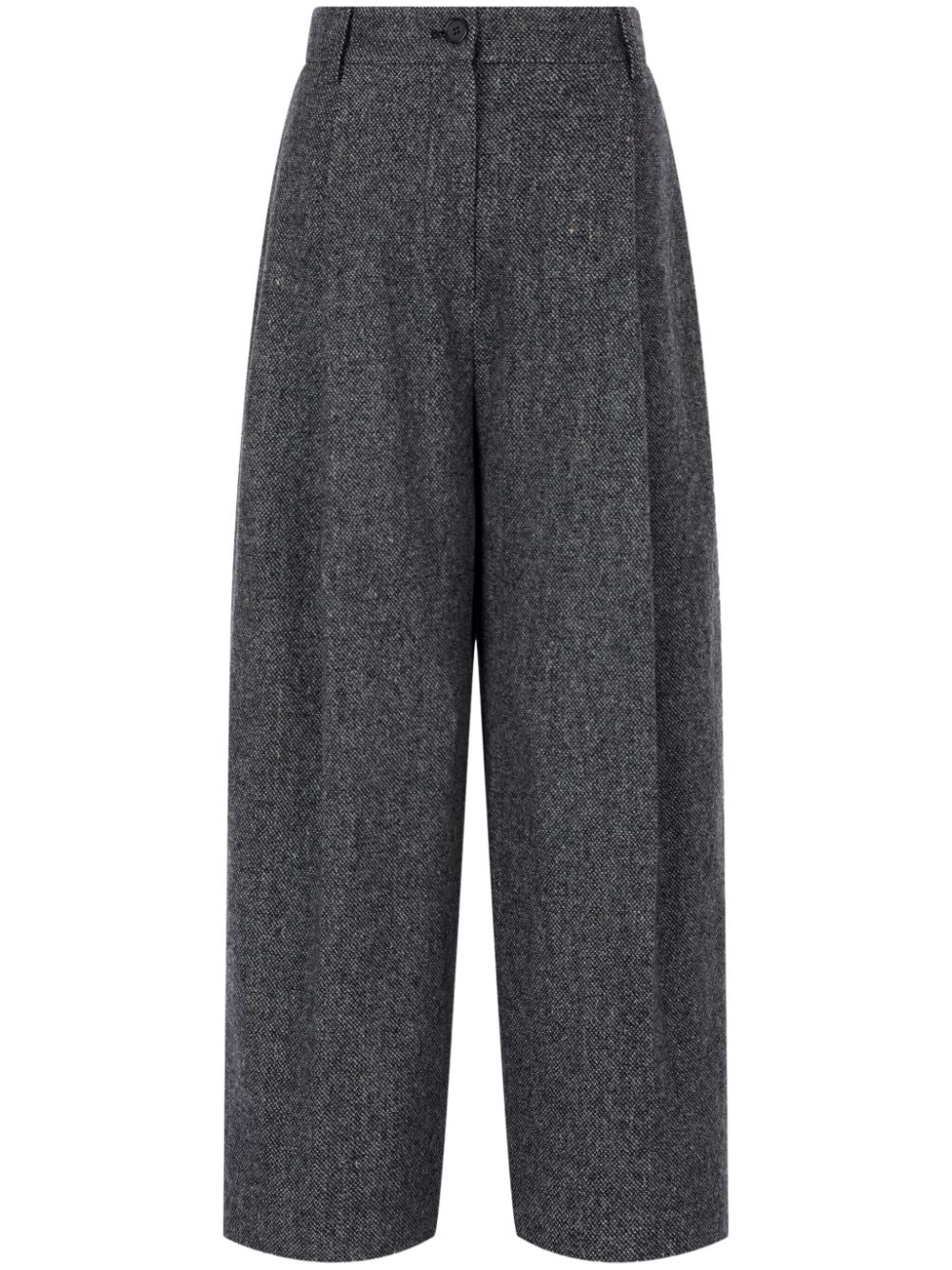 Straight-leg trousers - Black