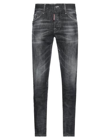 Man Denim pants Black