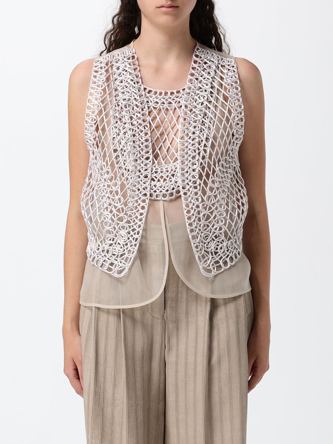 Waistcoat Woman color Nude