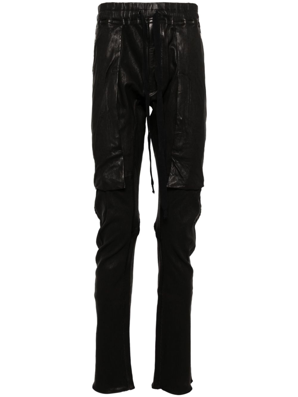 Leather trousers - Black