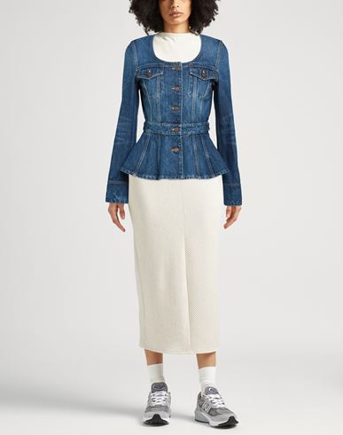 Chloé Woman Denim outerwear Blue Size 2 Cotton