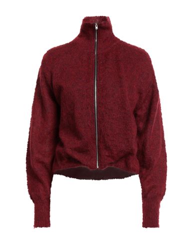Woman Jacket Red Size 4 Mohair wool, Polyamide, Wool
