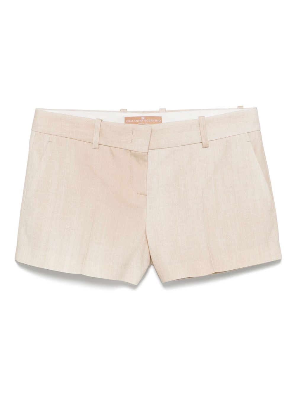Pressed-crease shorts - Neutrals