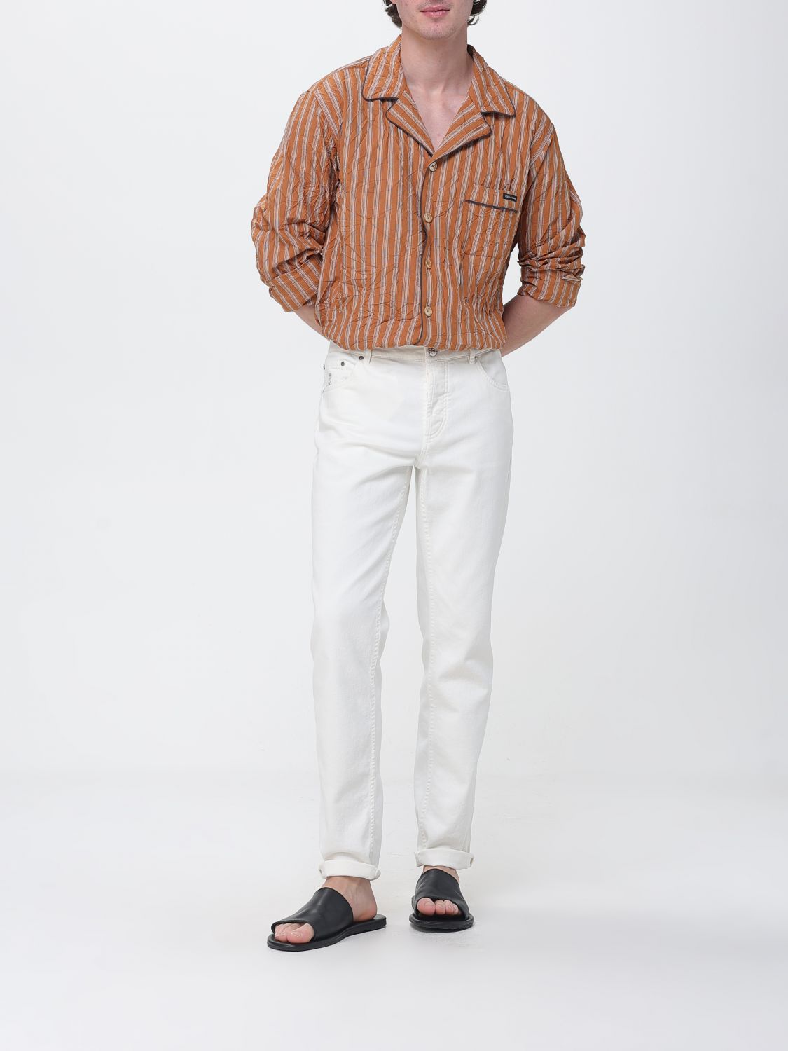 Shirt Men color Brown