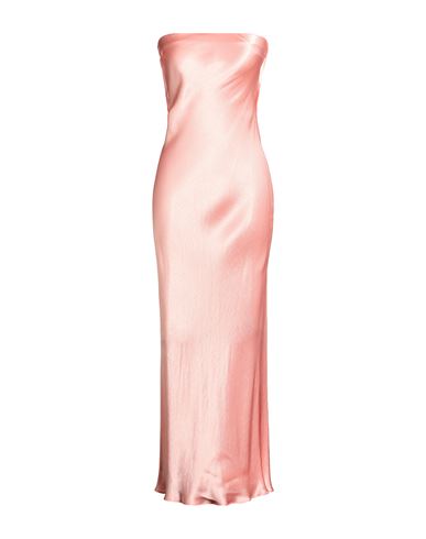 Woman Maxi dress Salmon pink Size 2 Viscose