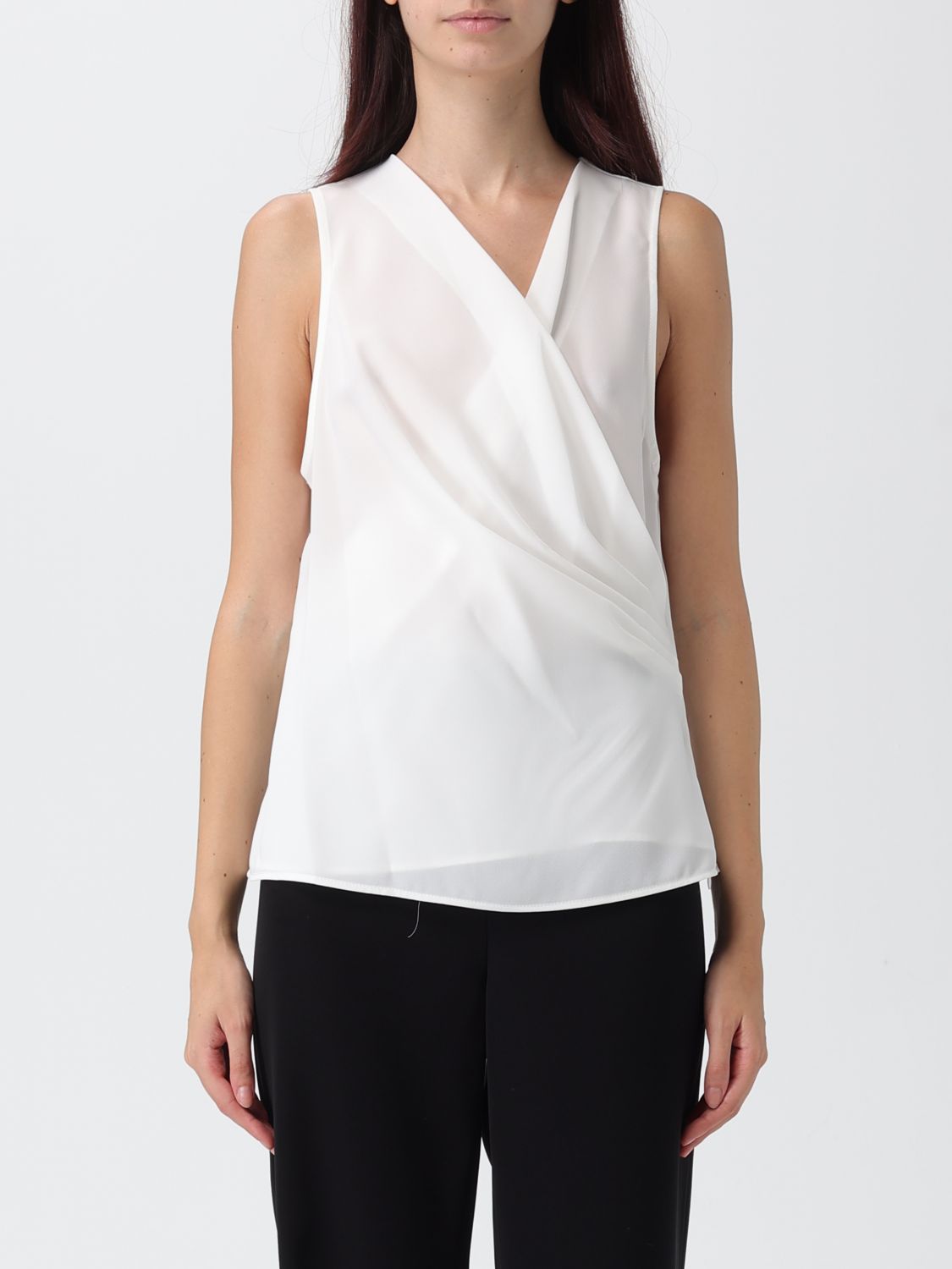 Top Woman color Yellow Cream