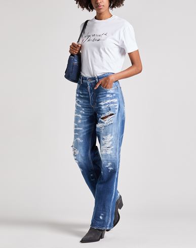 Woman Jeans Blue Size 6 Cotton