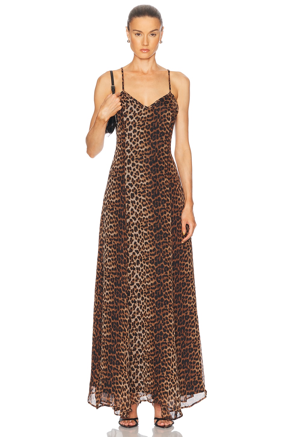 SPRWMN Bias Maxi Dress in Jaguar - Brown.  XS also in