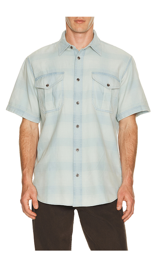 Filson Alaskan Guide Shirt in Indigo Plaid. L also in S, M, XL/1X