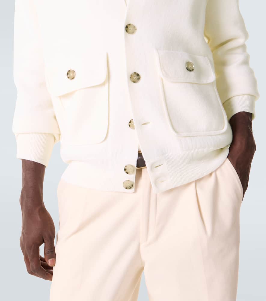 Wool and cashmere jacket