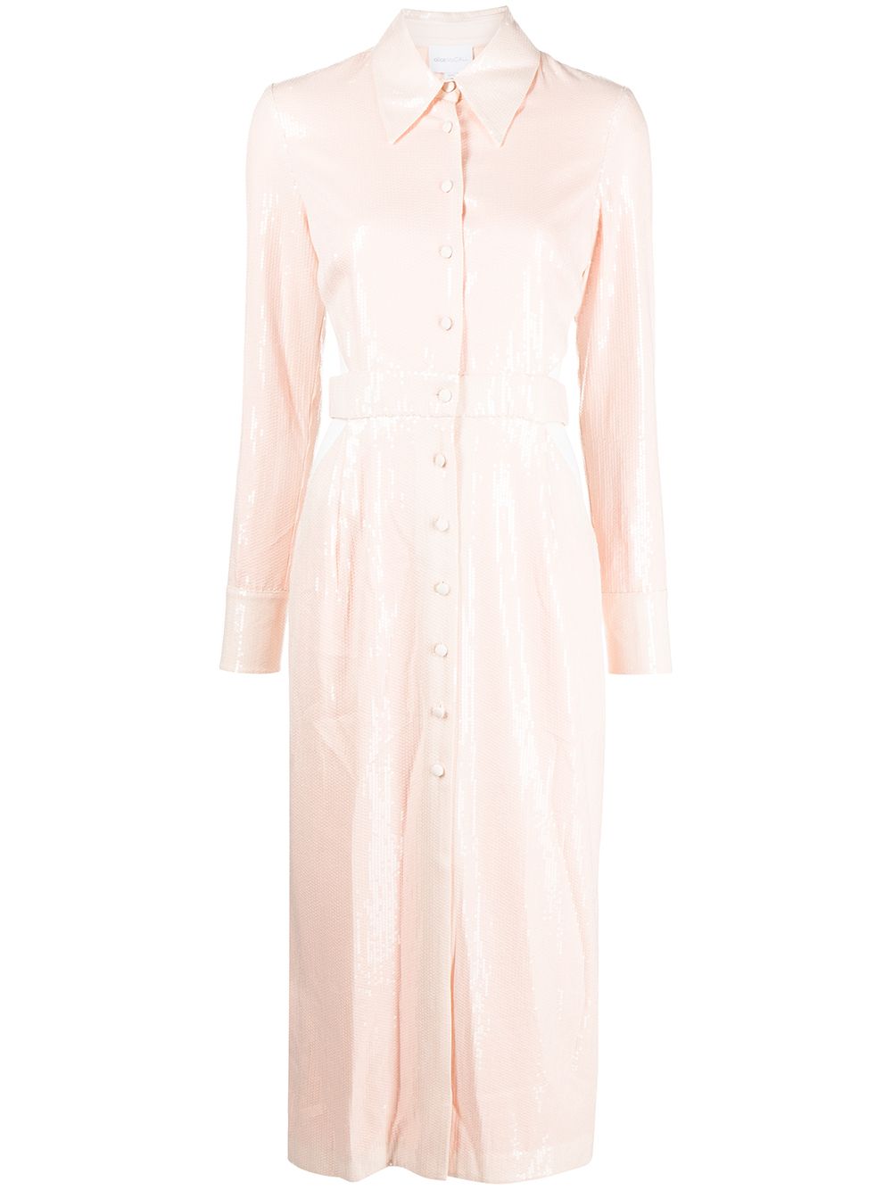 Night Sky shirt dress - Pink