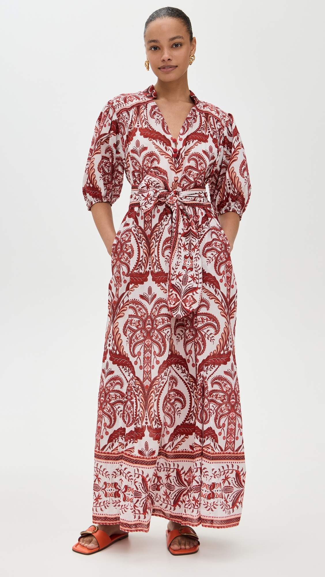 Tropical Cameo Off White Maxi Dress Tropical Cameo Off-White