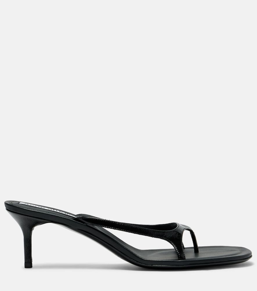 60 patent leather sandals