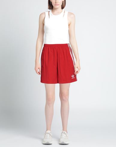 Woman Shorts & Bermuda Shorts Red Size 2 Polyamide, Polyester
