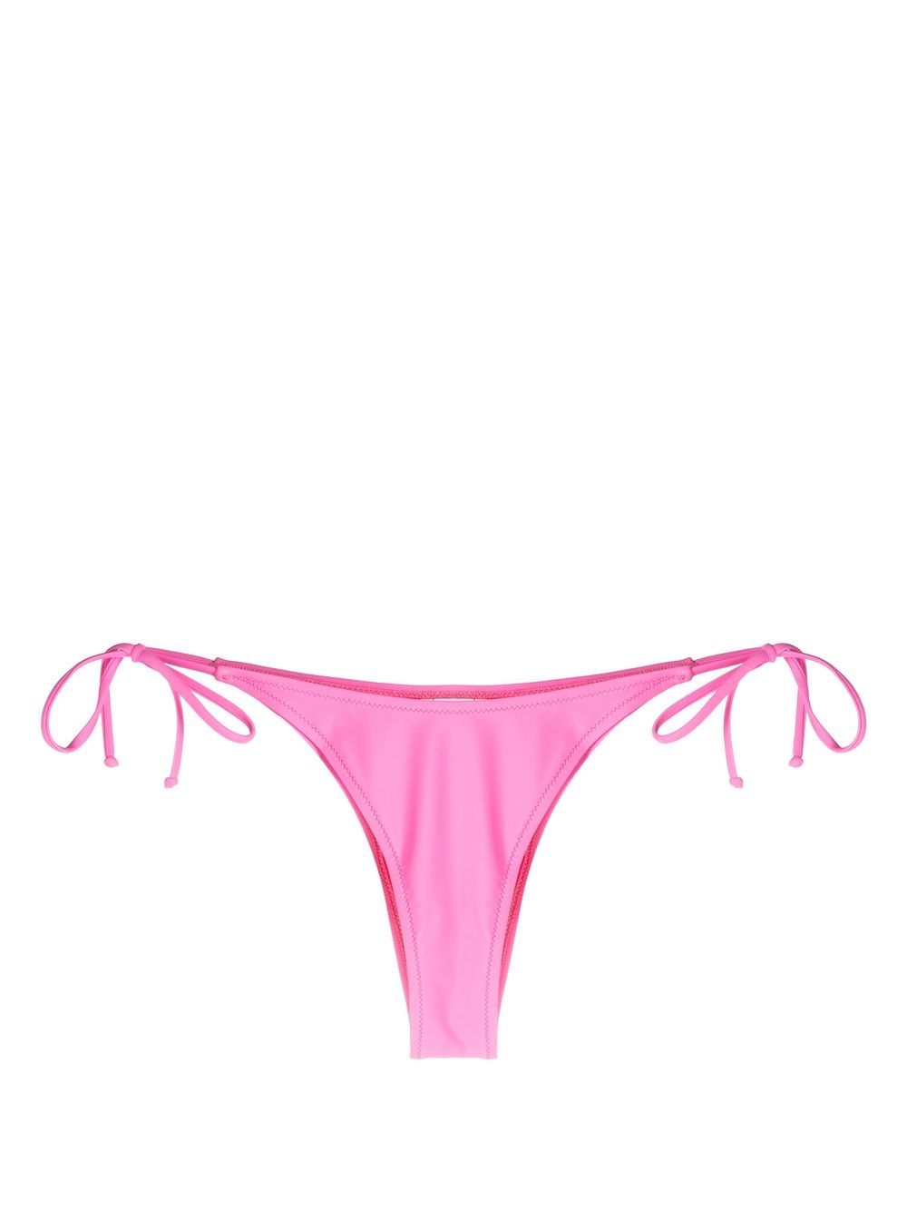 Logo-patch bikini bottoms - Yellow