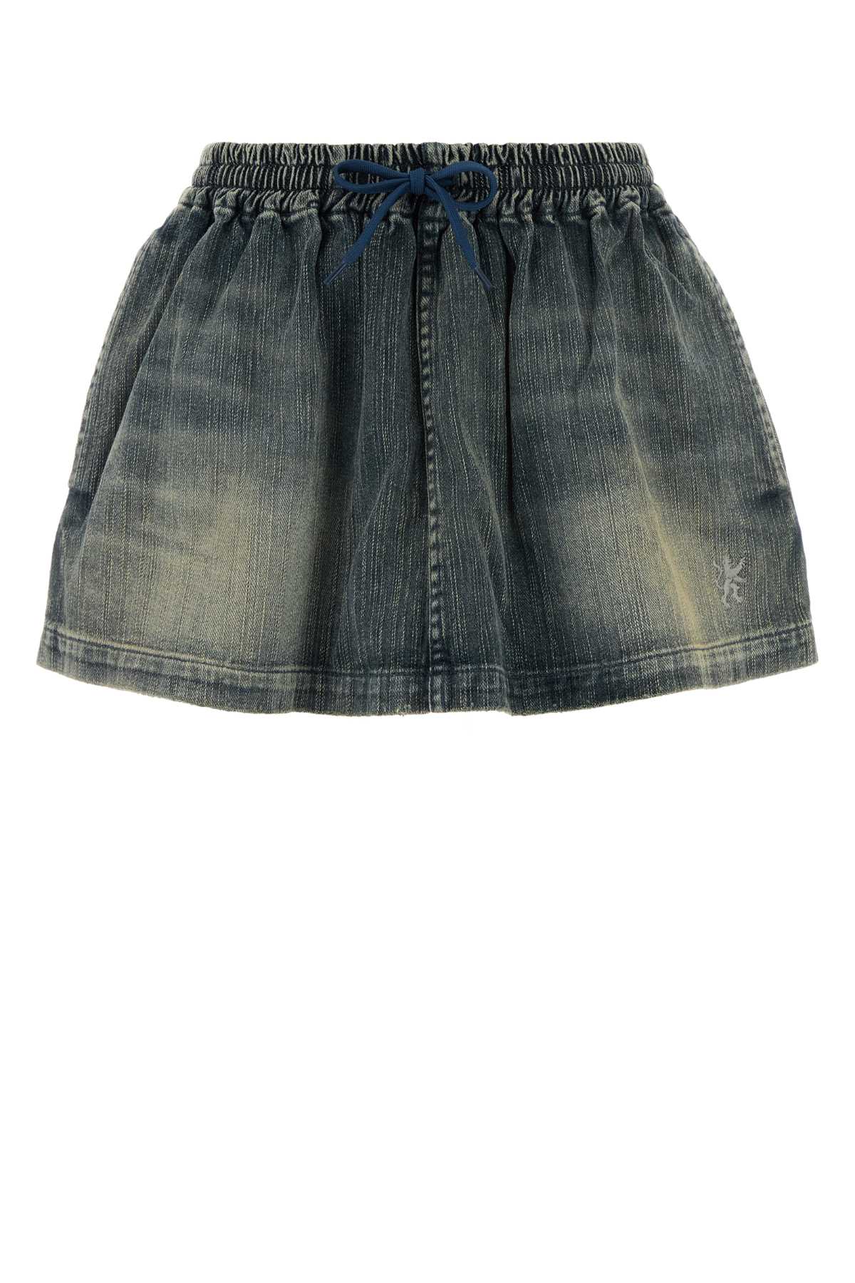 Skirt Mini Skirt — Blue