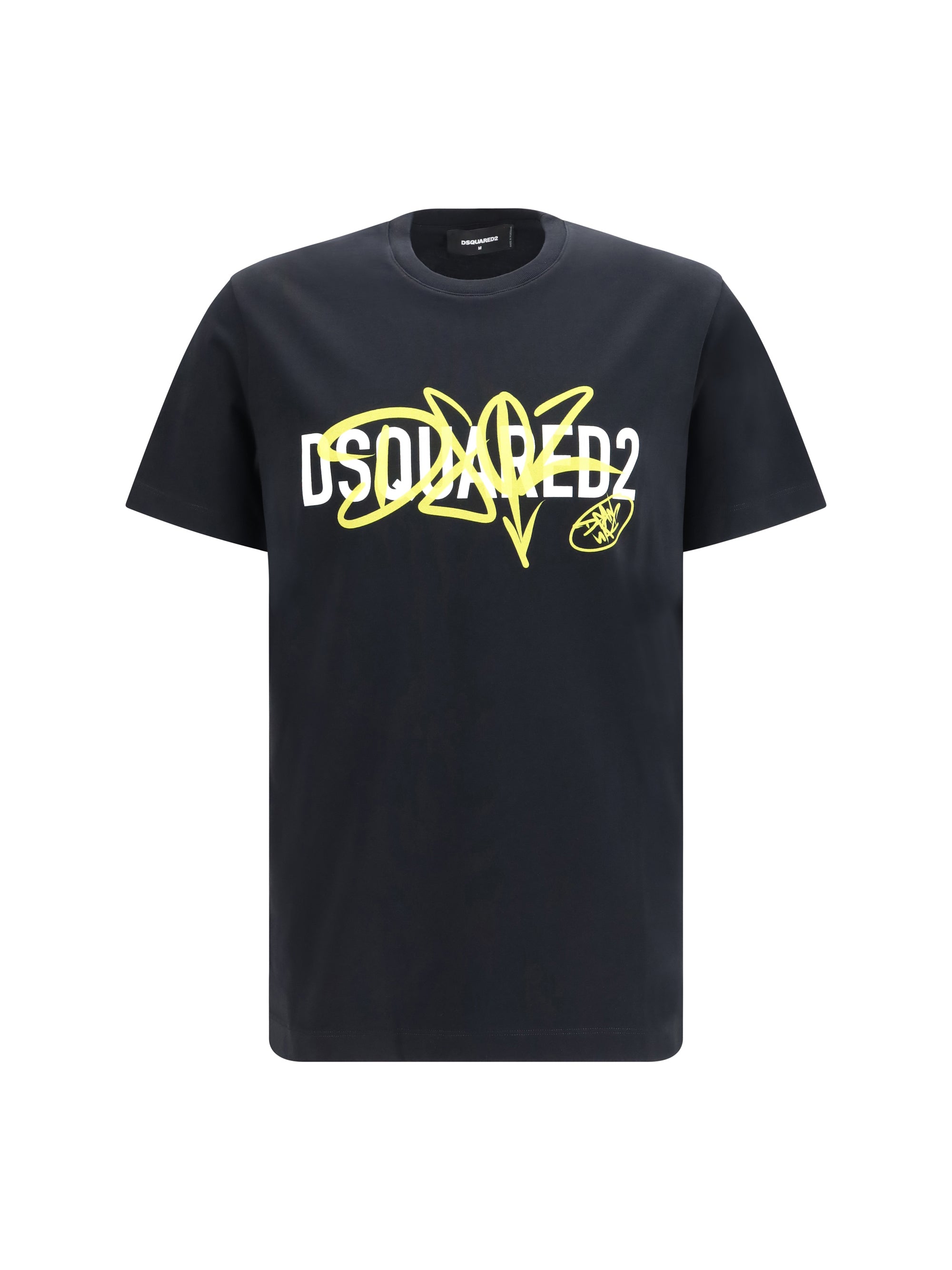 Logo Graphic Print T-Shirt — Black