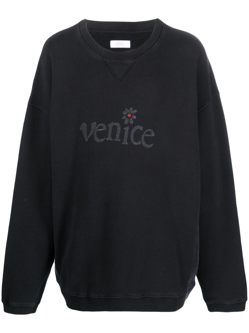 Venice cotton sweatshirt - Black