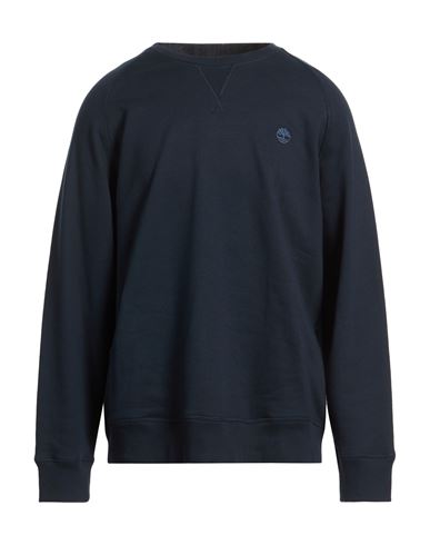 Man Sweatshirt Midnight blue Size M Cotton, Polyester