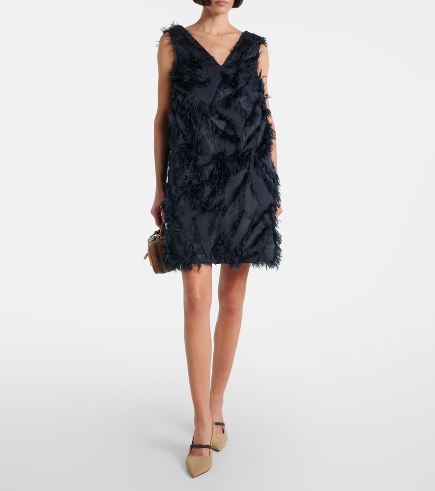 Fringed minidress