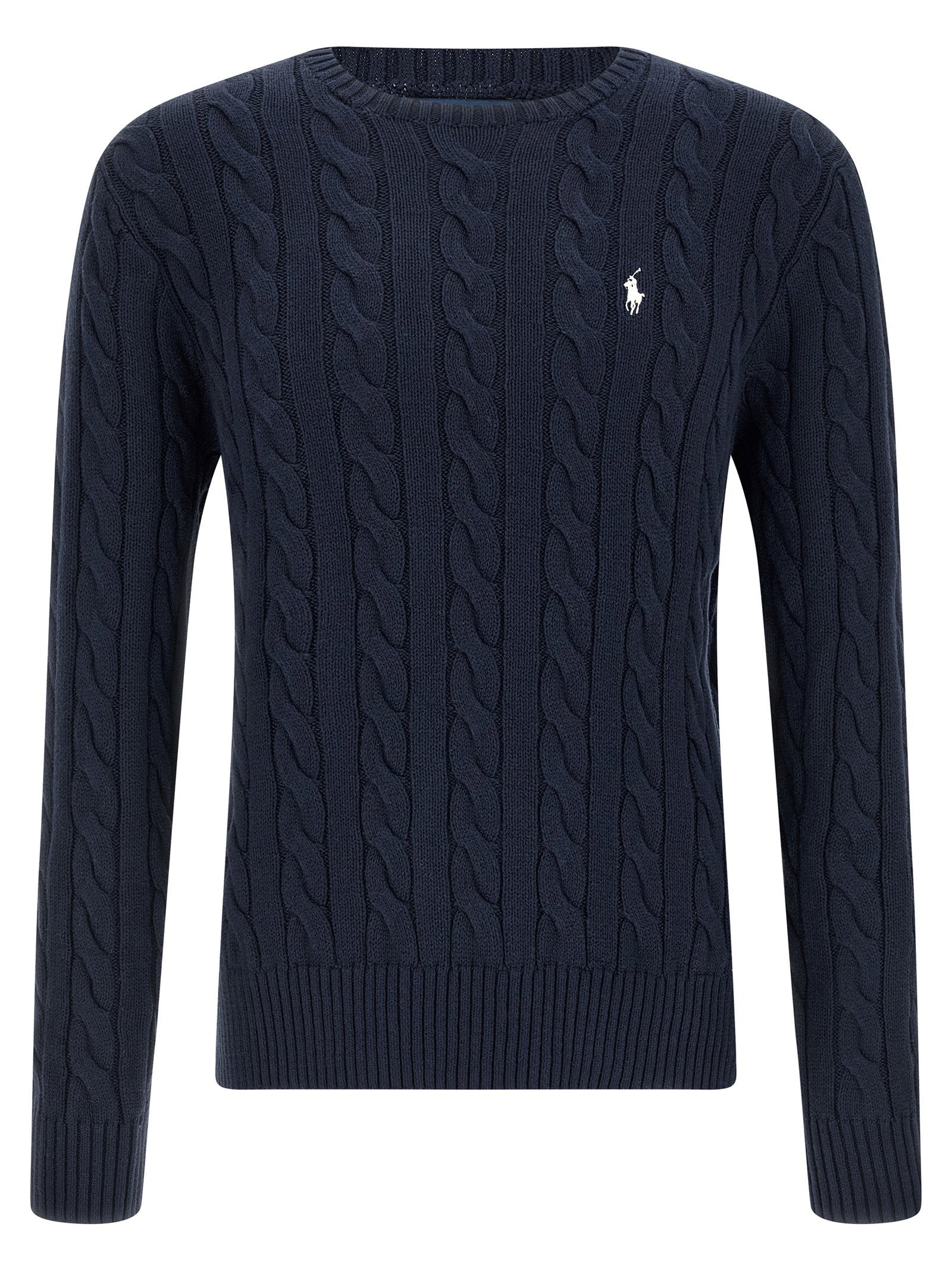 Cotton Braided Sweater