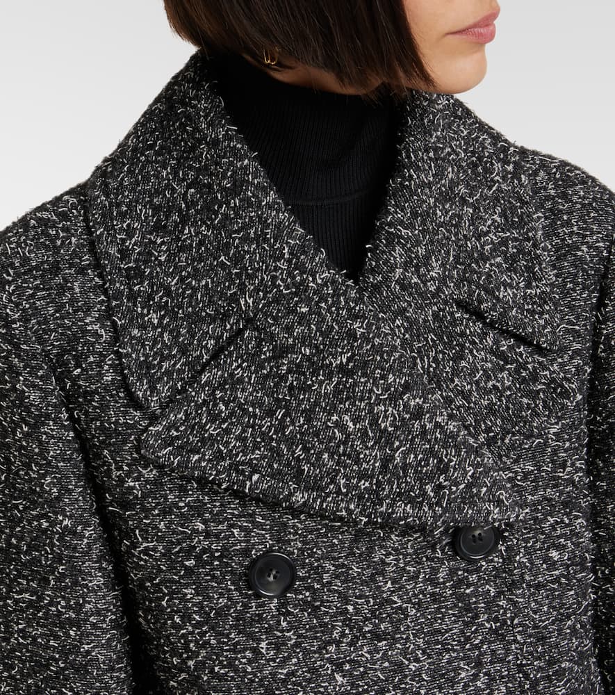 Olaf wool and cotton-blend coat