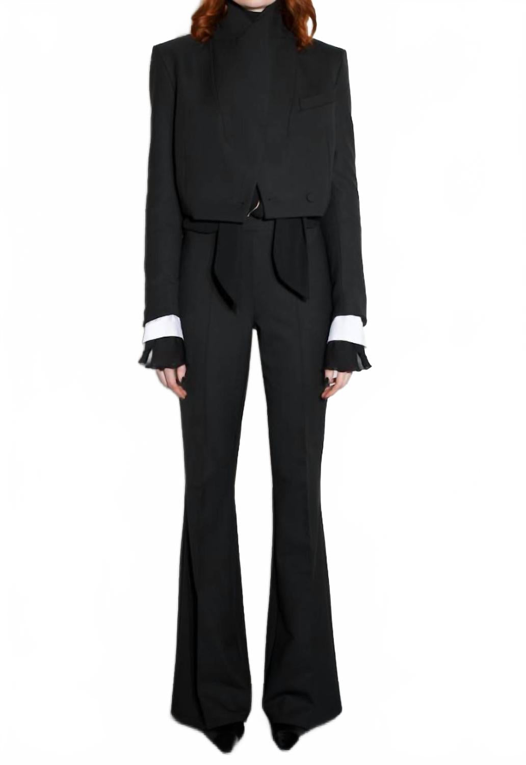 Mirta Pant In Black