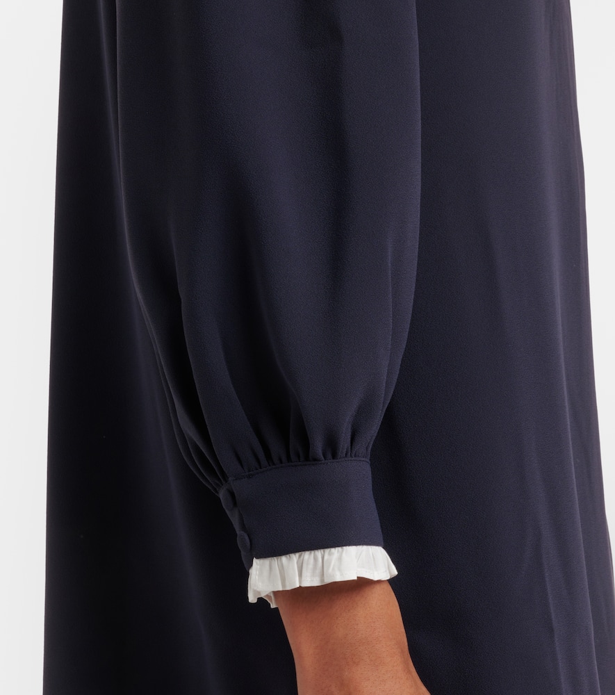 Halina bow-detail minidress